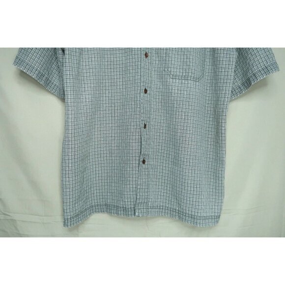 World Wide Sportsman Fishing Shirt Plaid Button Down Outdoors Vented Men's Large - Picture 3 of 8